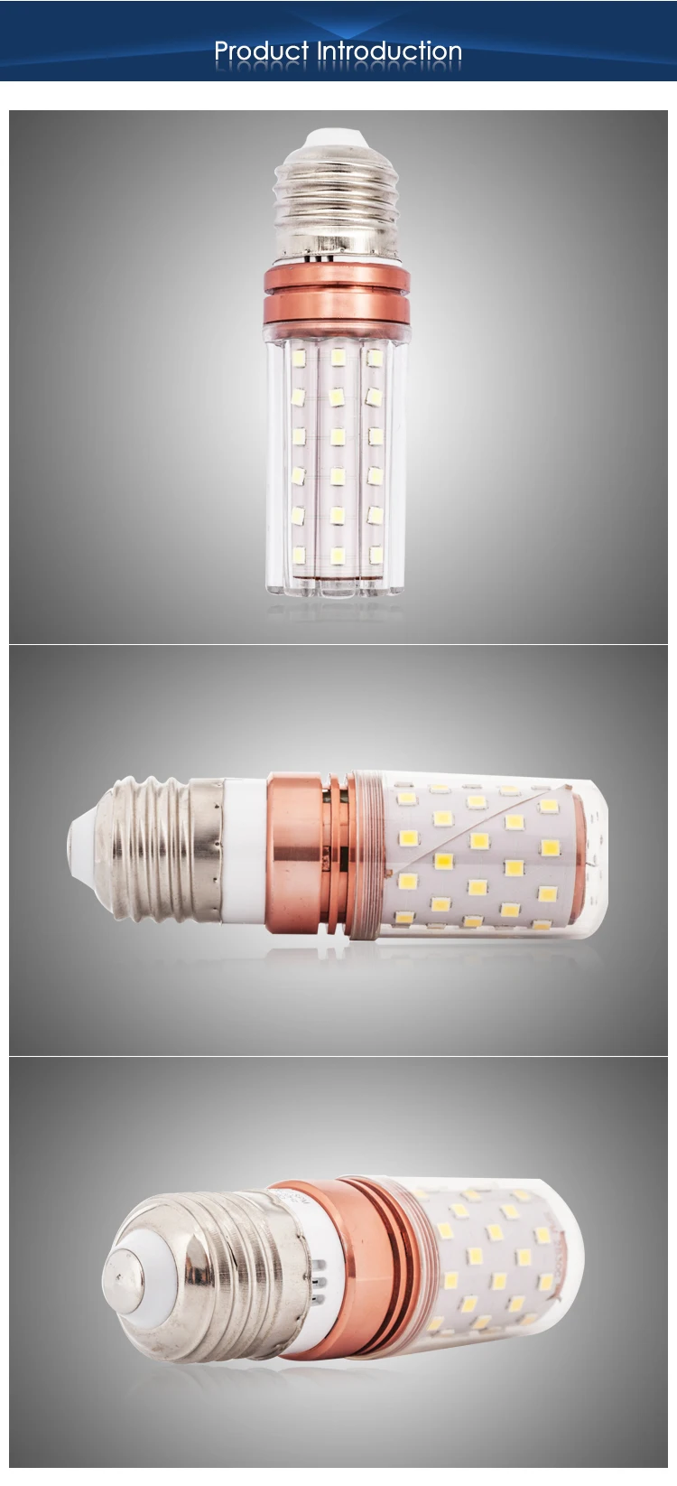 High Quality 13W E27 175-235V Led Corn Light