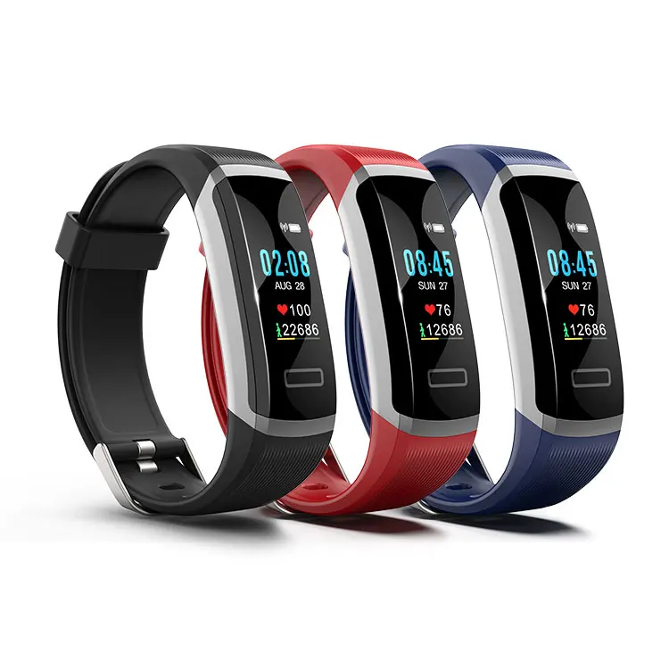 2018 New Style Color Screen Smart Bracelet with Heart Rate Monitor Function
