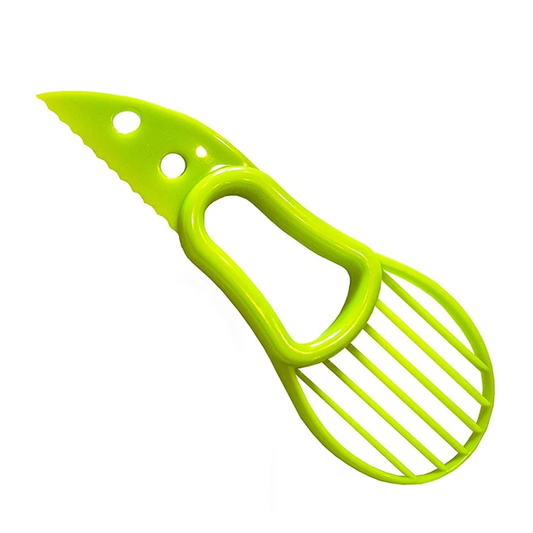 

3 in 1 Avocado Slicer for Diced Fruit Rings Avocado Slicer Tool, Green