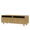 Living roon furniture wood tv stand two drawer cabinet