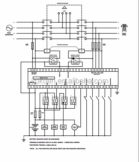 Dse 4520 схема подключения