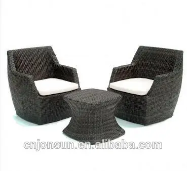 Wholesale PE rattan furinture table and chairs restaurant tables chairs