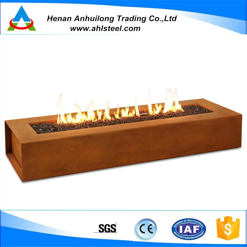 Fogón De Hierro Fundido De Acero Corten/tazón De Fuego Para Patio A La