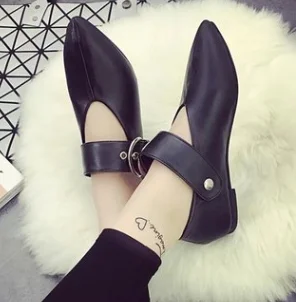 ladies casual leather shoes