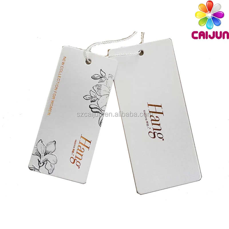 
Custom Printed Cloth paper Hang Tag 