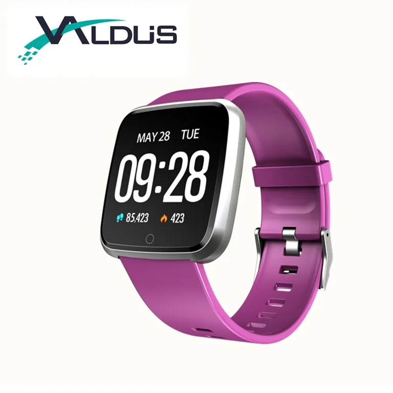 

V6 Fitness Tracker cicret bracelet with Heart Rate Monitor Smart Watch Pedometer Wristband Y7 for Apple Watch For AMAZFIT Watch, Blue black red purple