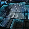 ACS Guangzhou full color 3d infinity mirror led dance floor for wedding/3d magic mirror led dance floor
