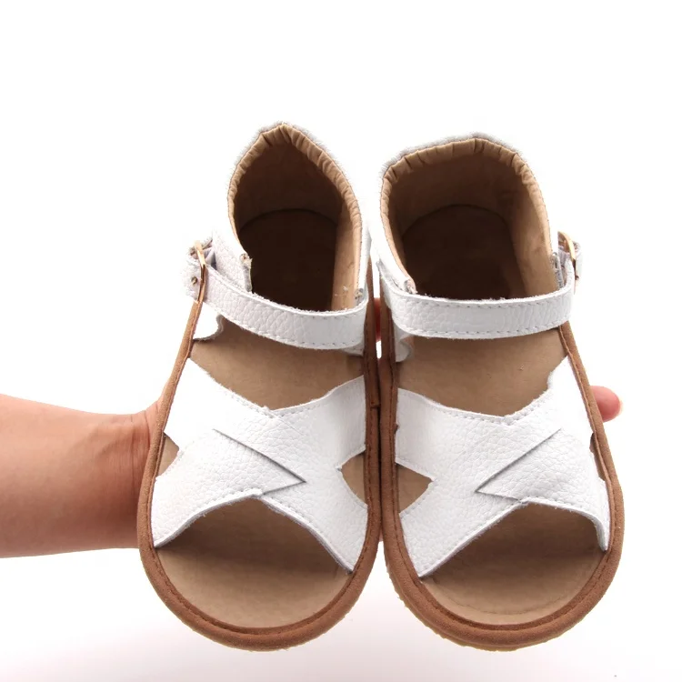 
Wholesale Genuine Leather Baby Shoes Summer Sandals Infant Shoes 
