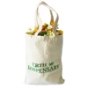 Custom Logo Natural Cloth Organic Canvas 100% Cotton Tote Bag