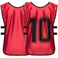 

Factory Polyester soccer team training vest, sports practice football mesh bibs for kids & adult