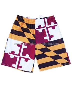 Maryland Bandeira Calcoes Lacrosse Quads Borgonha E Ouro Pranchinha Skate Curto Praia Short De Corrida Curta Swimsuit Fato De Banho Buy Maryland Bandeira Quads Borgonha E Ouro Lacrosse Shorts Board Curto