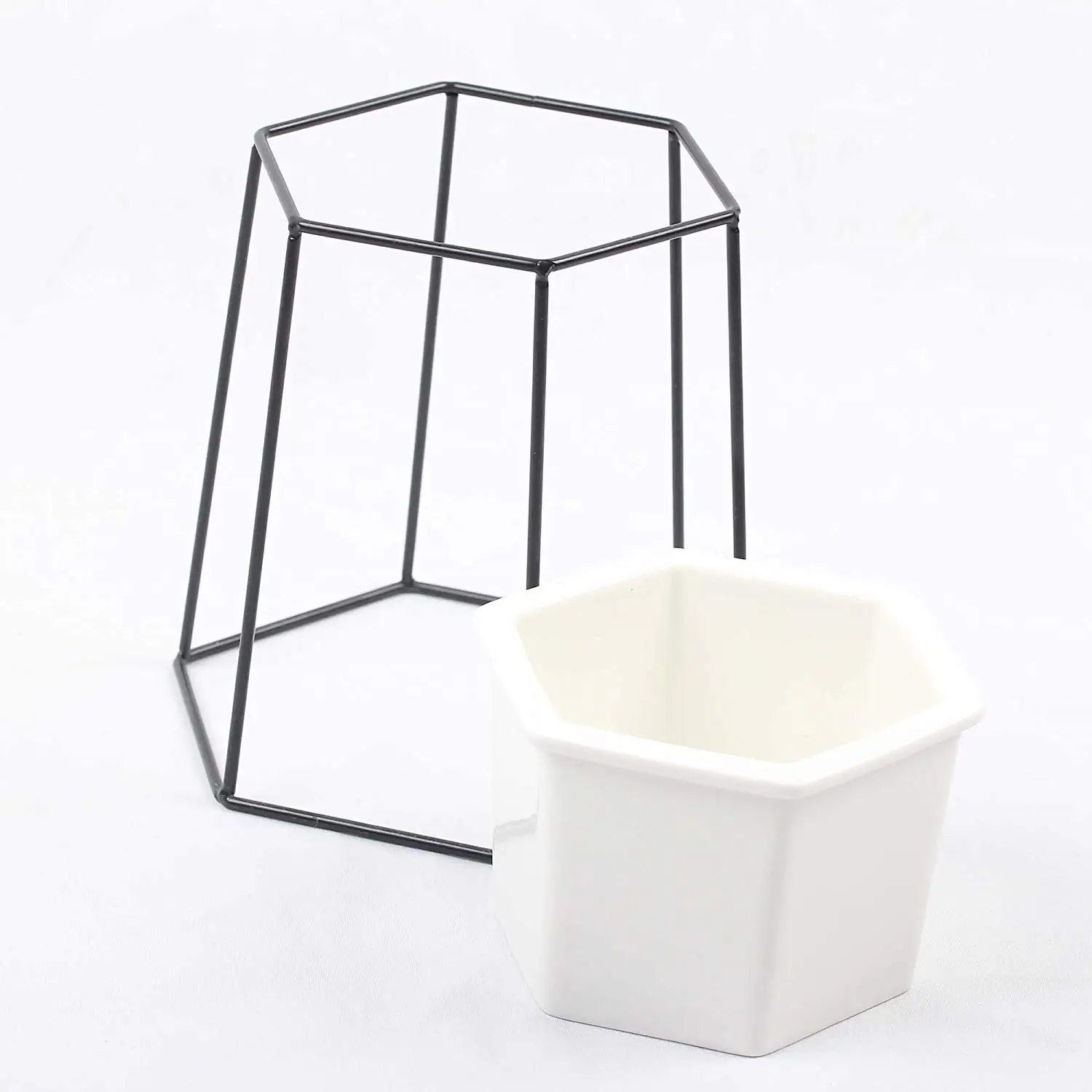 gold flower pot rack