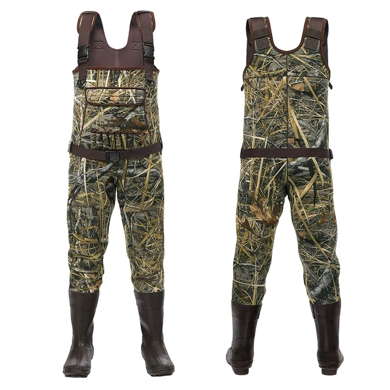 

New Design Waterproof Camo Neoprene Insulated Men Chest Fly Fishing & Hunting Waders, Customized color