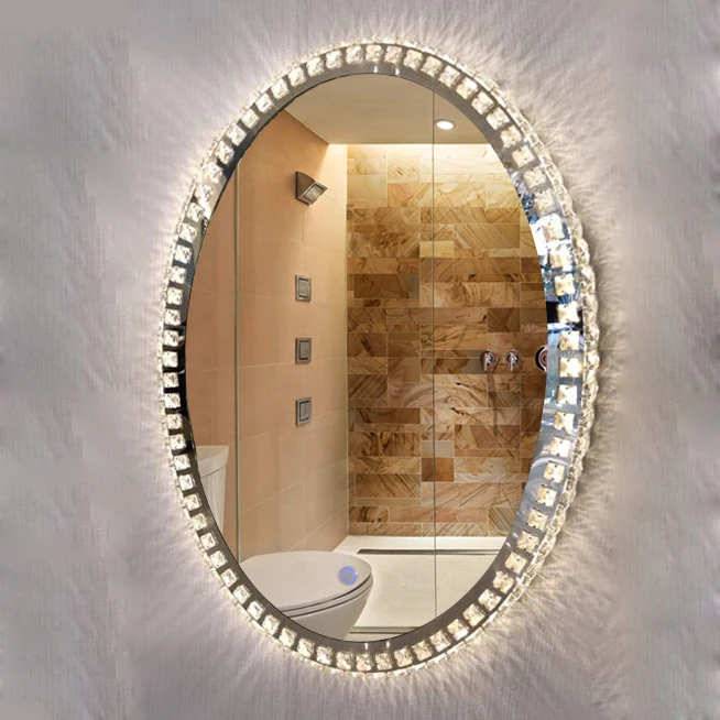 

CE Modern Bathroom Bath LED touch smart Mirror Wall Light lamp