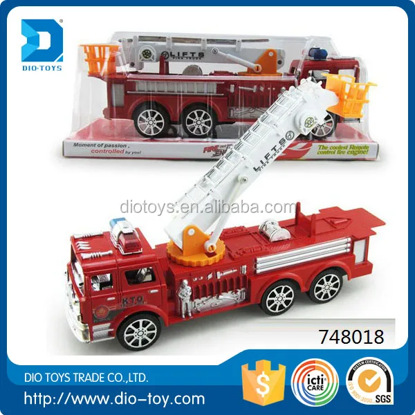 blue fire truck toy