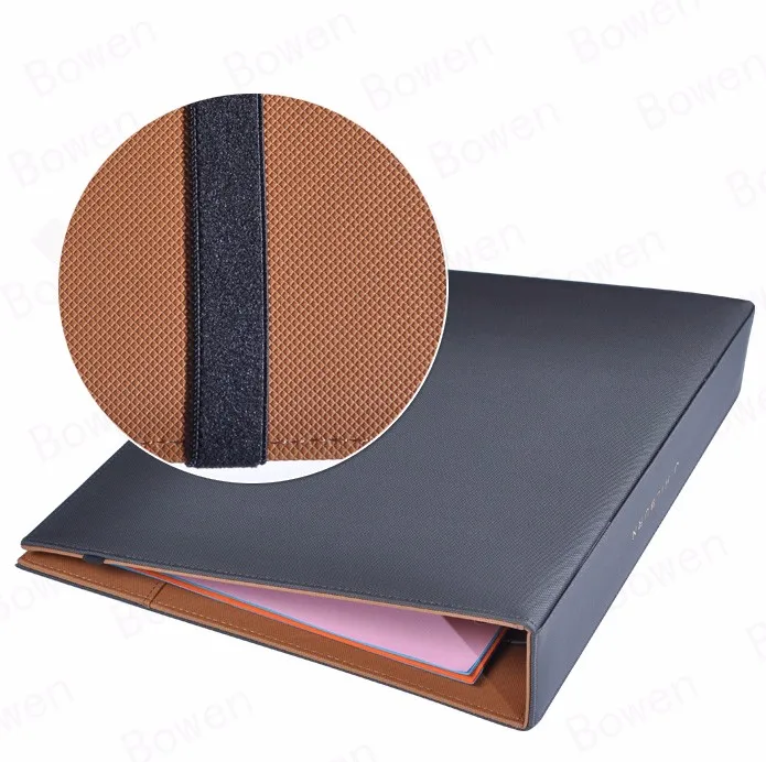 custom embossed 3 ring menu binder