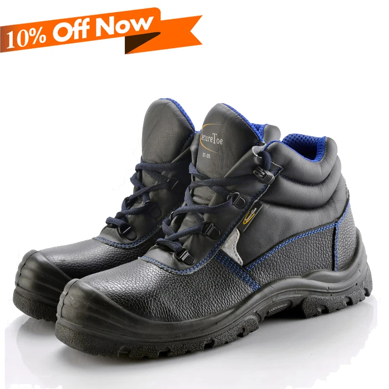 

Insulated waterproof work boots and safety shoes ankle length