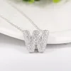 Best gifts CZ micro setting with cubic zircon silver copper alphabet letter charms