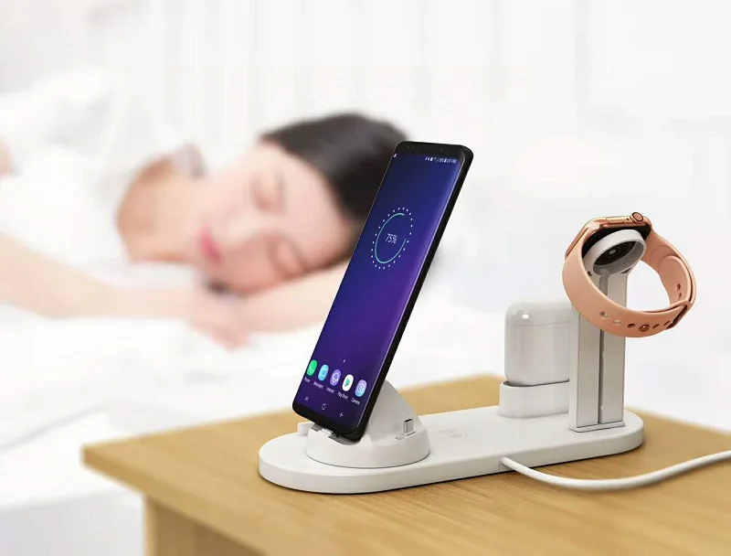 best selling products in 2019 wireless charging docking station 3 in 1 wireless charger 