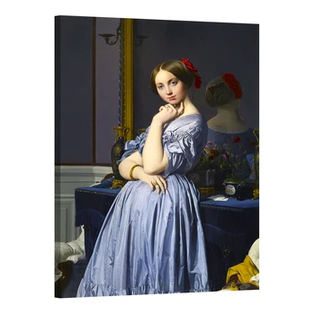 Famous Painting Reproduction Of Ingres Neoclassicism Comtesse D