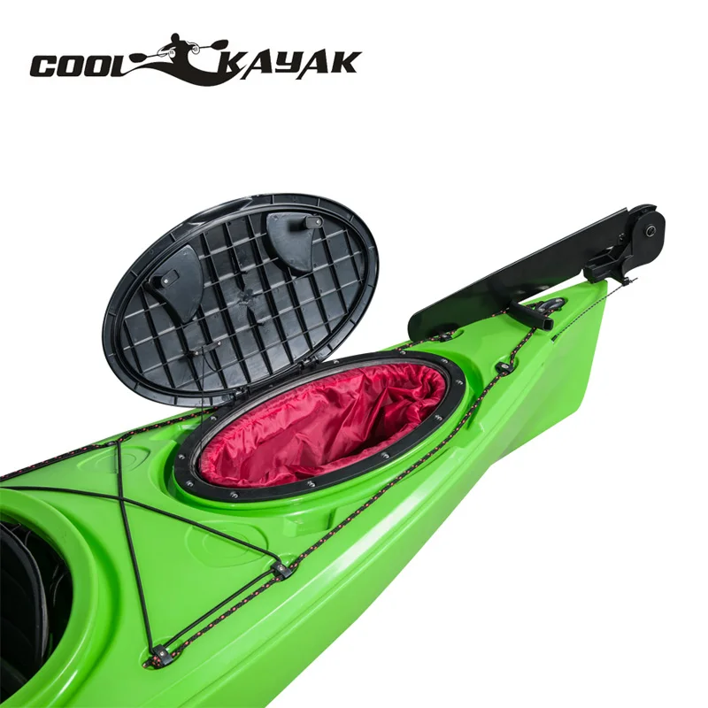 Sit In River Kayak One Person Plastic Bass Single Ocean Touring Sea