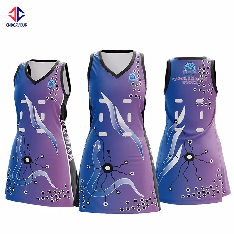 Custom Sublimated Netball A Line Dress - Buy A Line Netball Dress ...