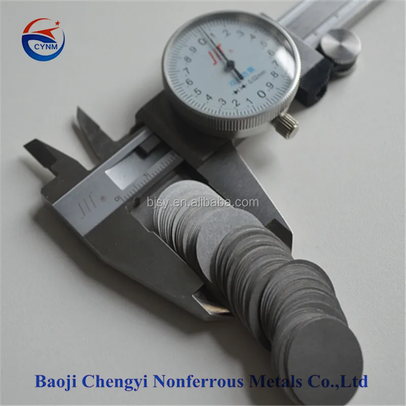 Polished Bright Tungsten Carbide Disc Wafer For Chemistry Industry