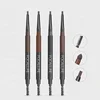 Focallure Hot Sale 3 Heads Stamp Brow Powder Tint Makeup Waterproof Automatic Rotatable Cosmetic Eyebrow Pencil