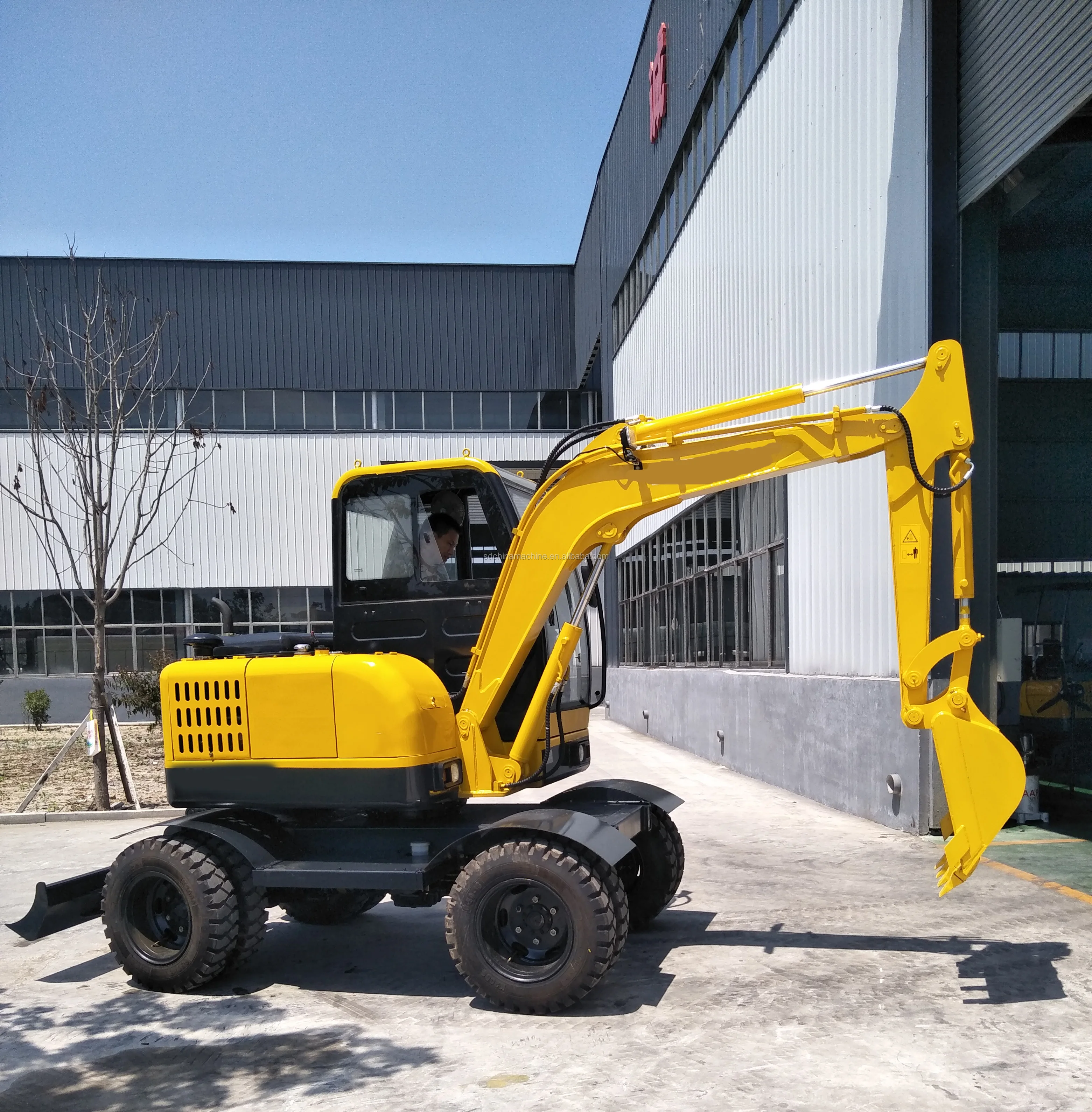 Best Price New Mini Digging 3500kg Wheel Excavator For Sale Buy
