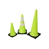 500mm solid Fluorescent various size flexible Umbrella Cone PVC plastic traffic cone manufacture