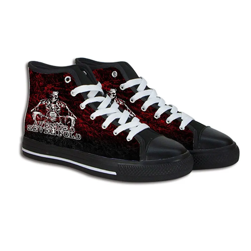Buy Hail The King Avenged Sevenfold High Top Canvas Shoes in Cheap ...