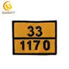 Free Sample No MOQ Custom Logo Patch Number Embroidery Patch With Hook and Loop