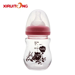 Anti-broken Leakproof Bulk Milk Glass Bottle Baby Bottle Warmer Bottle