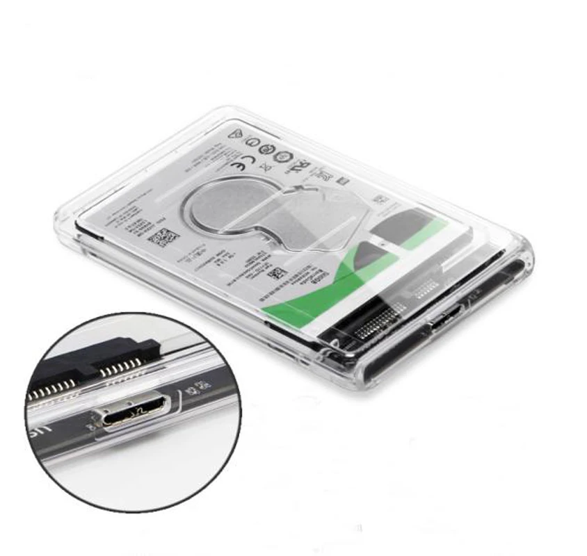 

SATA 3 TO Usb 3.0 Transparent Hard Disk Box USB 3.0 SSD HHD Hard Disk Case