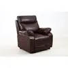 XR-8093 Luxury leather automatic recliner sofa single chair,push back sofa