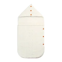 

Organic cotton crochet baby sleeping bag organic adjustable cotton