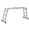 China Manufacturer Wholesale Good Quality Aluminium Multi-Purpose Household Construction Industrial Step Folding Aluminum Ladder