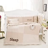 Newest 10 pieces lovely sheep 100% cotton quilt baby crib bedding sets