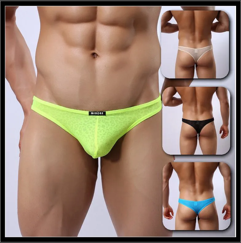 

New Brand JQK Photos Of Men Of Transparent gay porn Underwear Mini Thongs Man Sexy Mens Spandex Thongs Lace Leopard Print, N/a