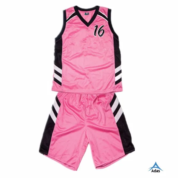 Custom Design Pink Reversible Women's Basketball Uniform - Buy Custom ...