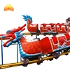 Fun fair equipment slide dragon of park attraction family ride mini roller coaster for sale