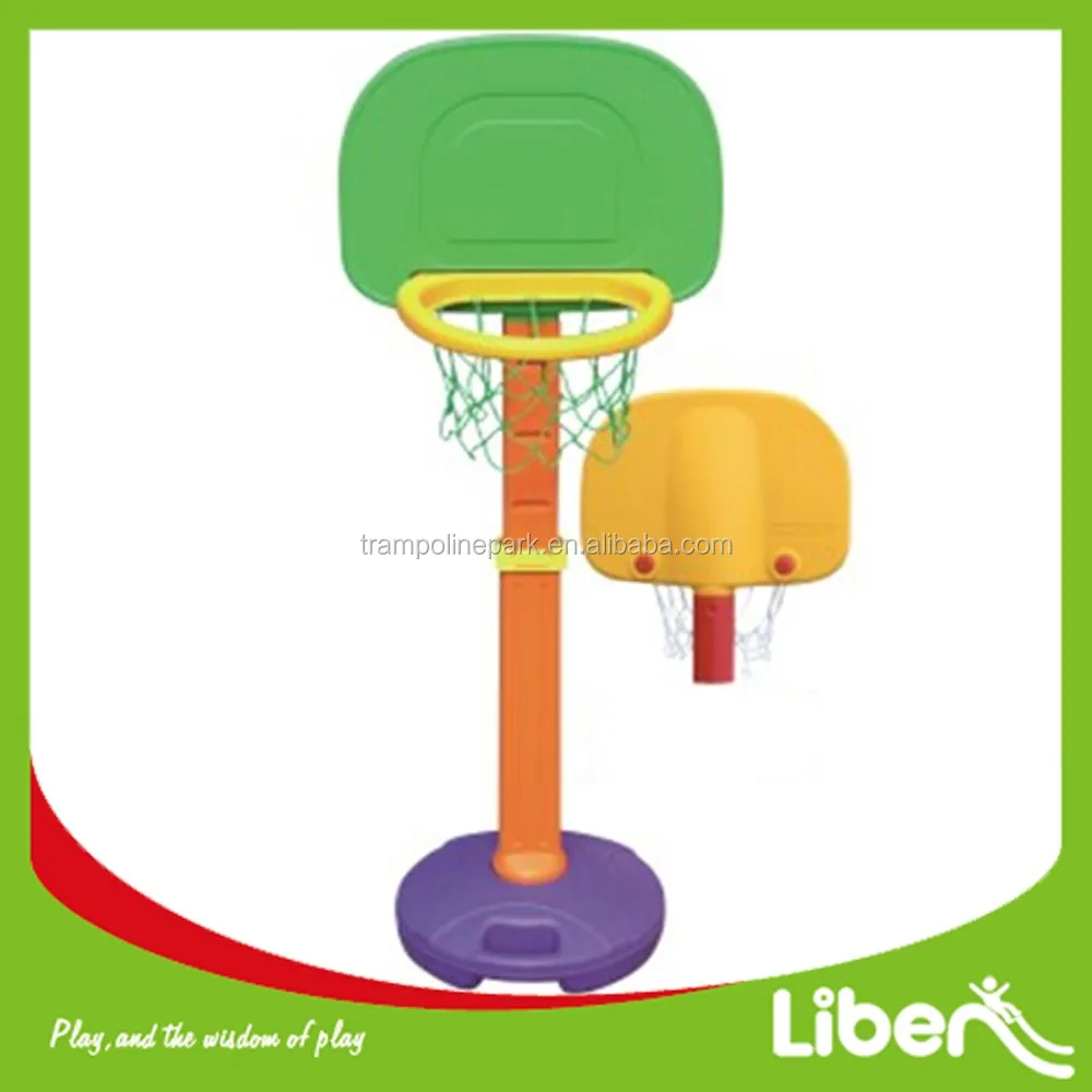 LE.LQ.007 Little Kids Used Indoor Adjustable Plastic Basketball Stand for Kindergarten.jpg