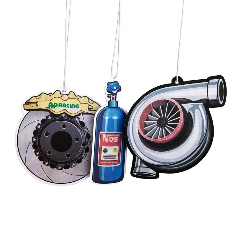 
custom hot sale Turbine shape Car Air freshener Rearview Mirror Inside the car Fragrance 