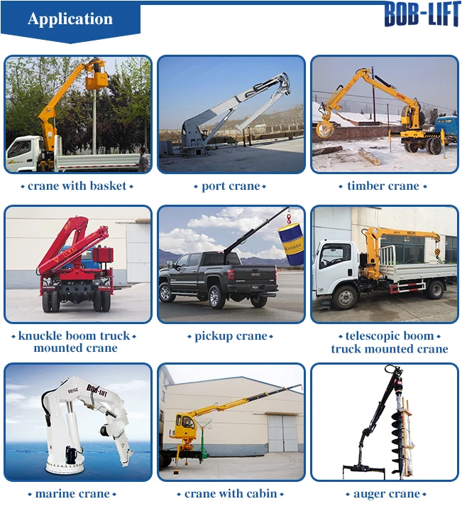 Small Hydraulic Pickup Articulated Boom Cranes