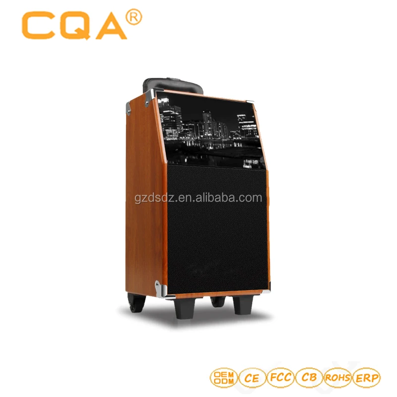 

Active  portable karaoke blue tooth speaker wireless speaker with 7 inch screen, Black;orange;blue