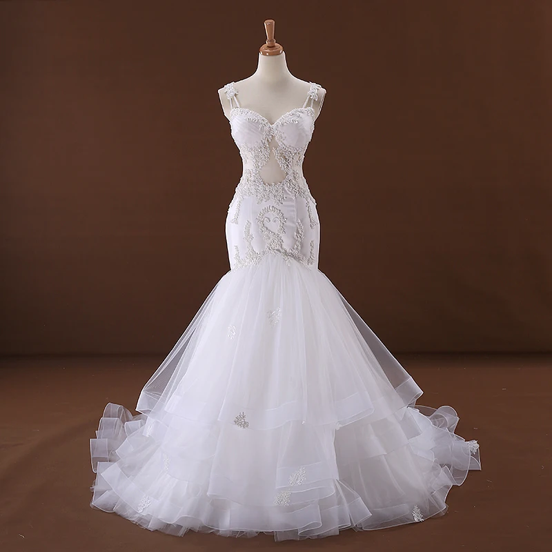 

Jancember RSM66237 Real picture white lace wedding dress mermaid elegant buying wedding dress from china