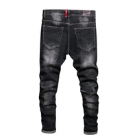 

Classic slim fit long jeans for man good quality high cotton of fabric trousers customized by OEM