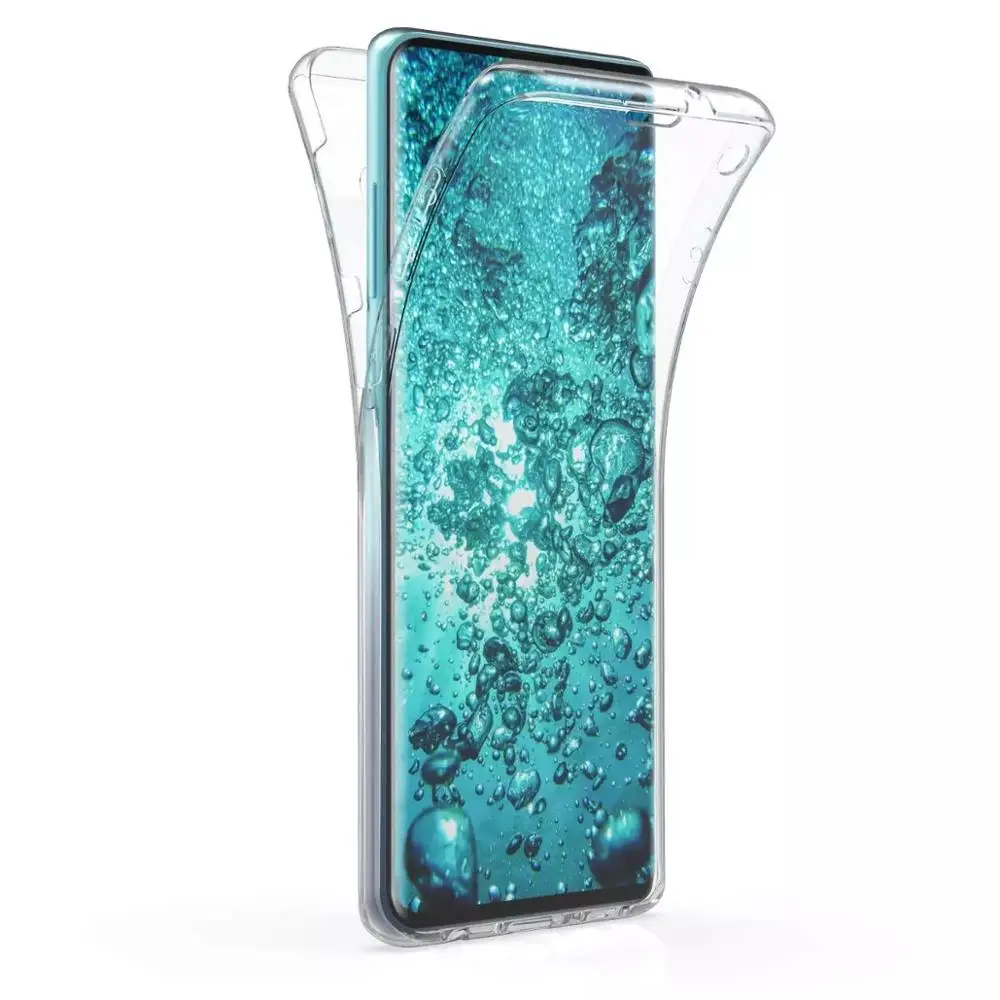

360 Front Back Full Cover TPU Gel Case For Samsung Galaxy S10 S10 Plus S10 Lite, 5 colors