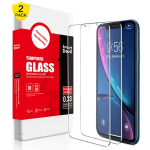 SmartDevil universal tempered glass screen protector s Screen Protector sheet Tempered Glass for iphone XR Protective Film