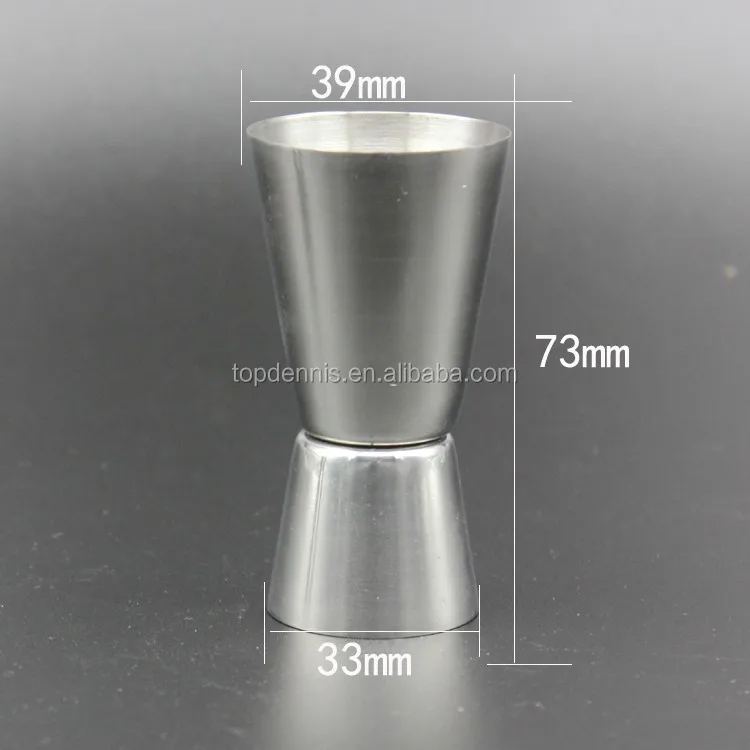 

20/40ml stainless steel wine jigger measuring cup